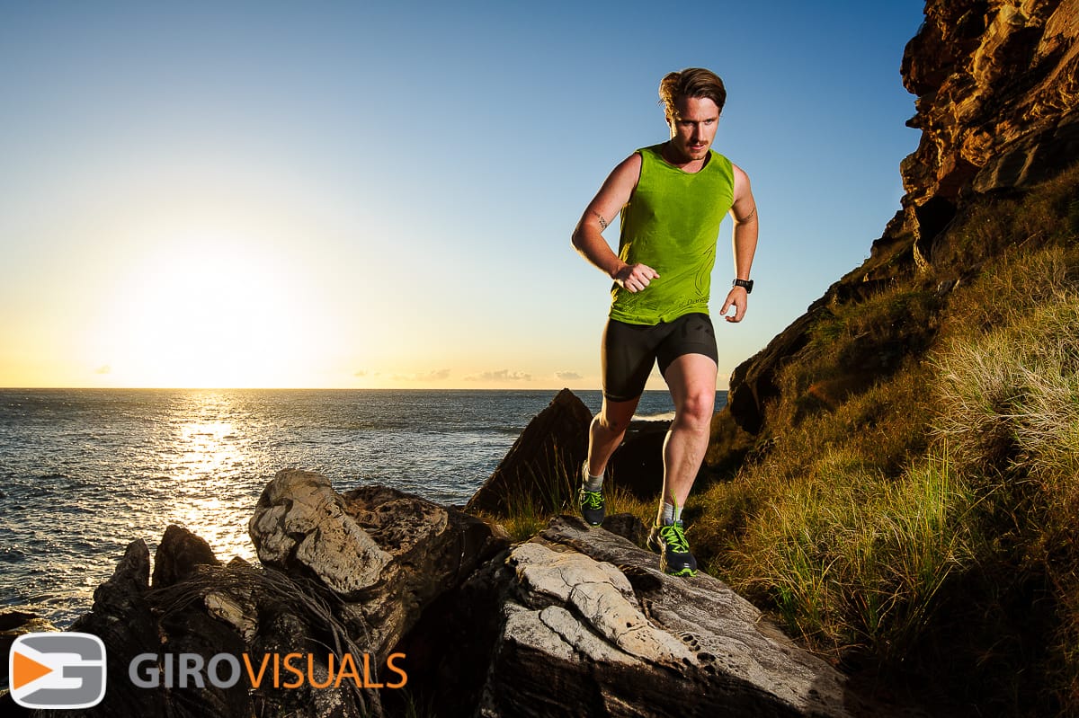 Trail runner Olly Woolrych gets out before the crowds do, the best time of the day.