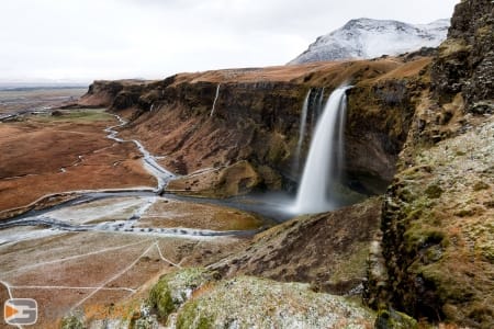 Water falls in Iceland
